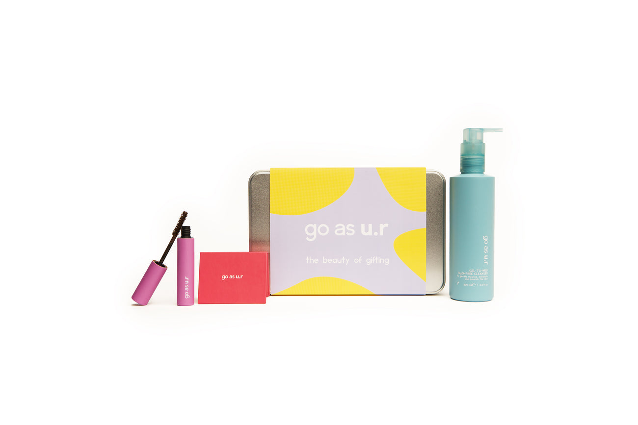 Big gift box | H2O free cleanser, bold blush & lengthening mascara