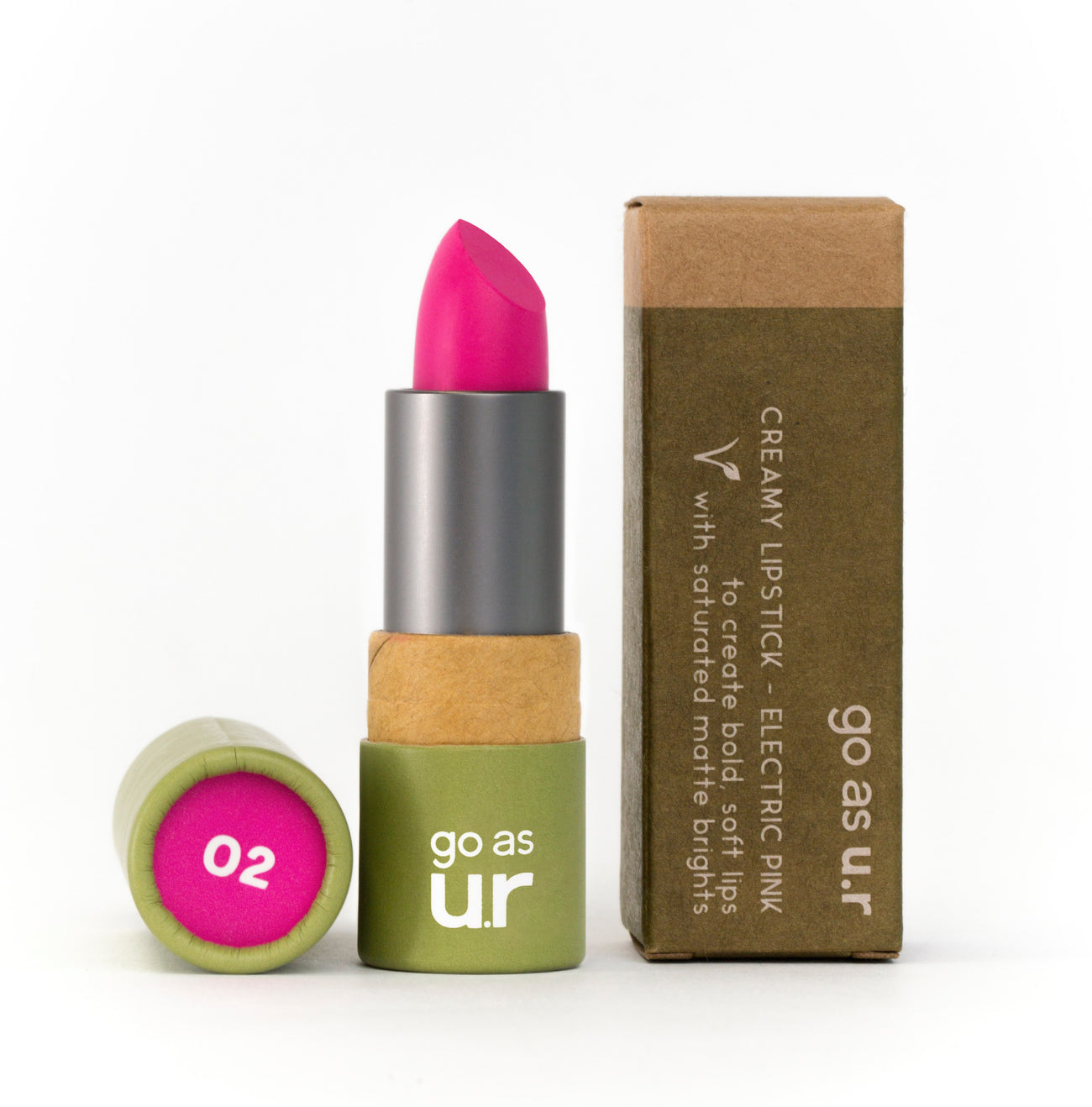 creamy lipstick | electric pink