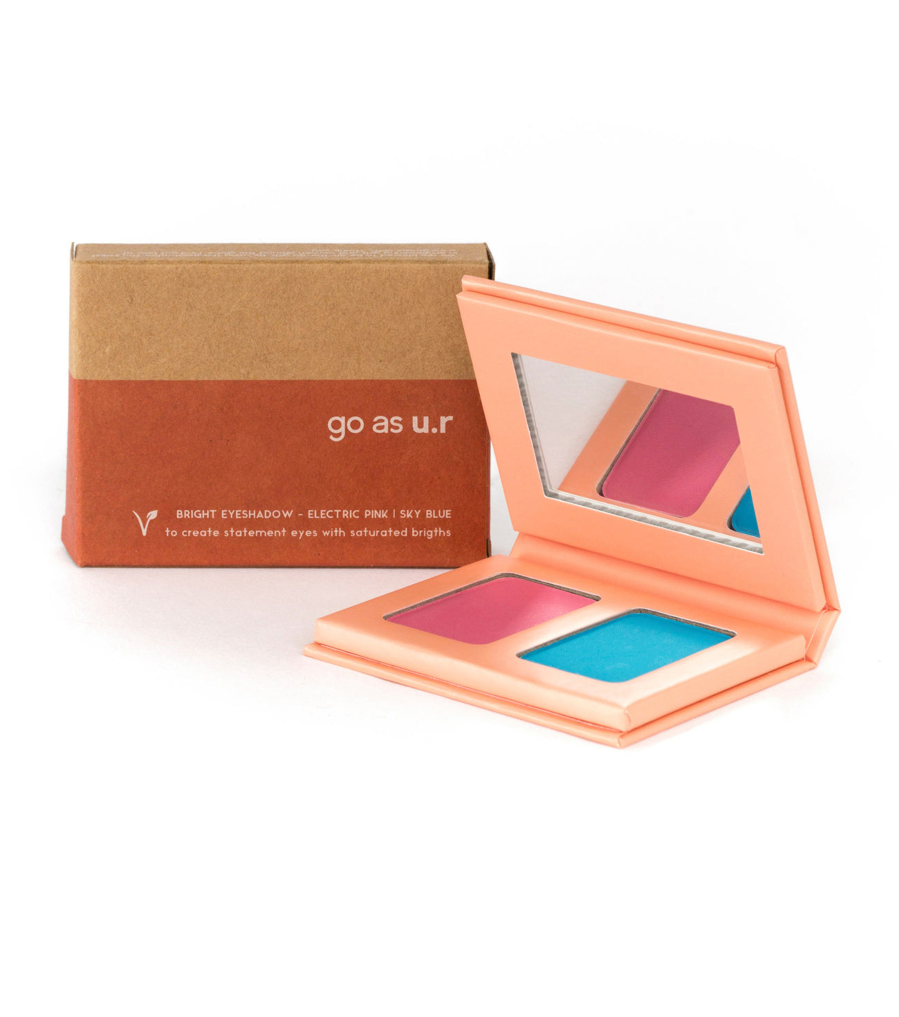 bright eyeshadow | electric pink - sky blue