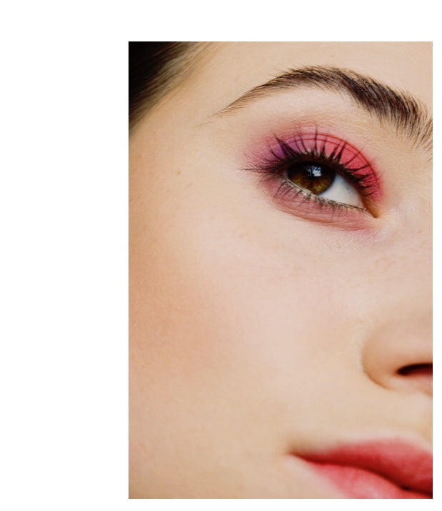 bright eyeshadow | electric pink - sky blue